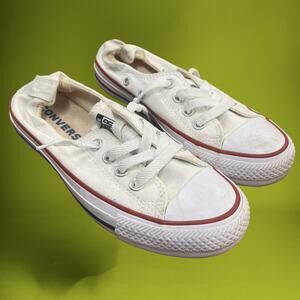 Converse Slip on Tie Shoes Women's US 5.5 Skater Minimalist Old School Comfy